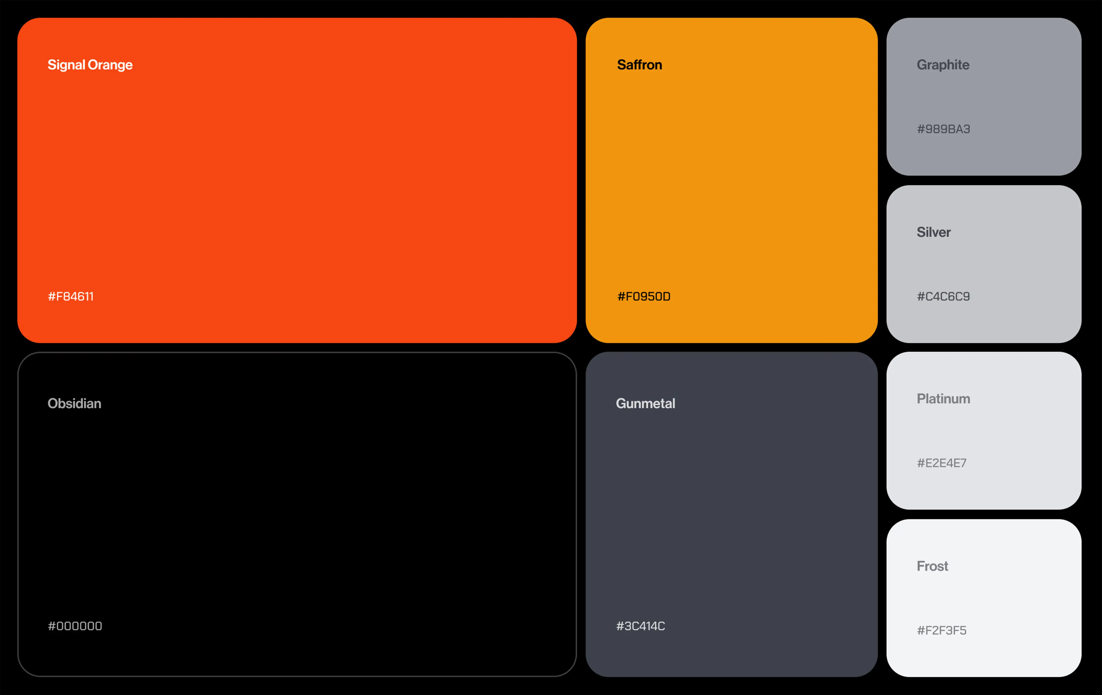 hadron color palette